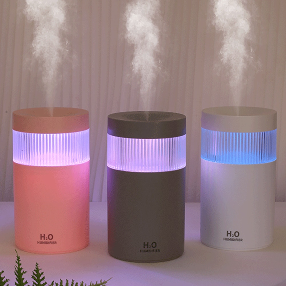 Air Humidifier USB Charged Wireless Aroma Diffuser 300ML Ultrasonic Cool Mist Maker Fogger LED Essential Oil Diffuser For Home