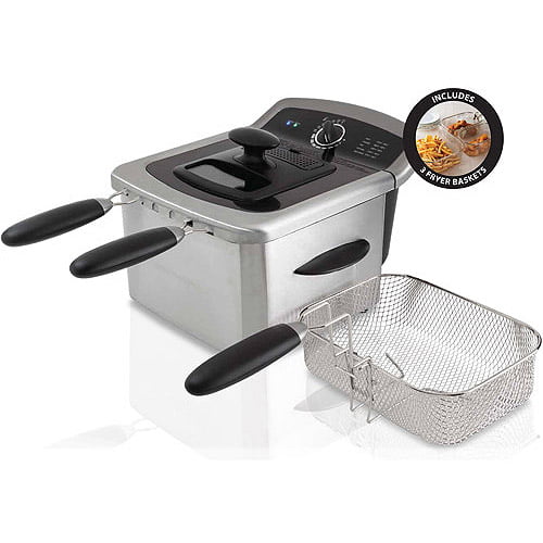 Farberware 4L Deep Fryer, Stainless Steel, Electric